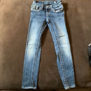 Miss Me jeans, size 8, blue, skinny